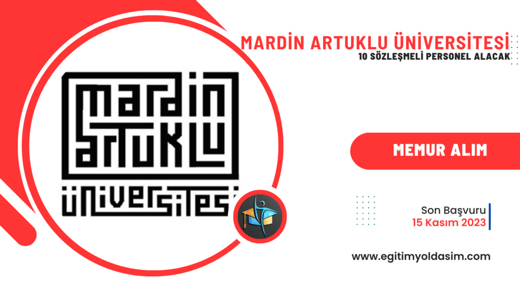 Mardin Artuklu Üniversitesi 10 sözleşmeli