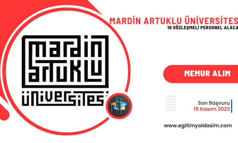Mardin Artuklu Üniversitesi 10 sözleşmeli