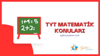 TYT Matematik Konulari - Eğitim Yoldaşım