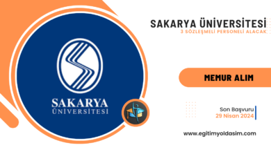 Sakarya Üniversitesi 3 sözleşmeli