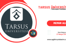 Tarsus Üniversitesi 7 sözleşmeli personel