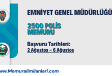2500 POLİS MEMURU