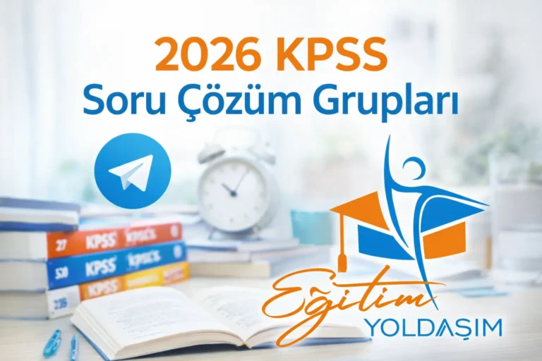 2026 KPSS soru çözüm grupları
